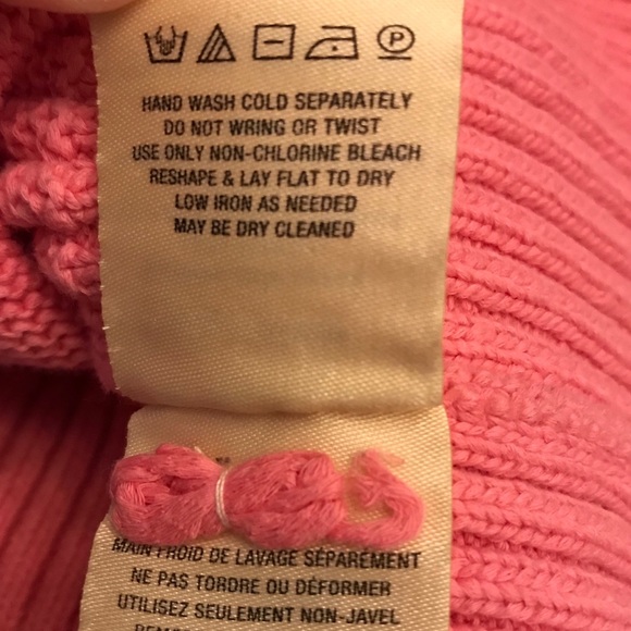 Anthropologie Knitted Knotted Pink Sweater Size M - Picture 7 of 7